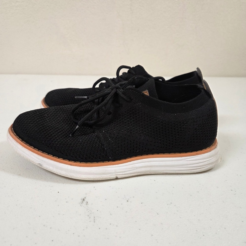 Bruno Marc Grand-01 Mens Black Knit Mesh Casual‎ Oxford Sneakers Size 7.5